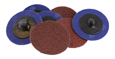 Aluminum Oxide Sandpaper Disc 50pk - 2in 60 Grit Sanding Disc Set