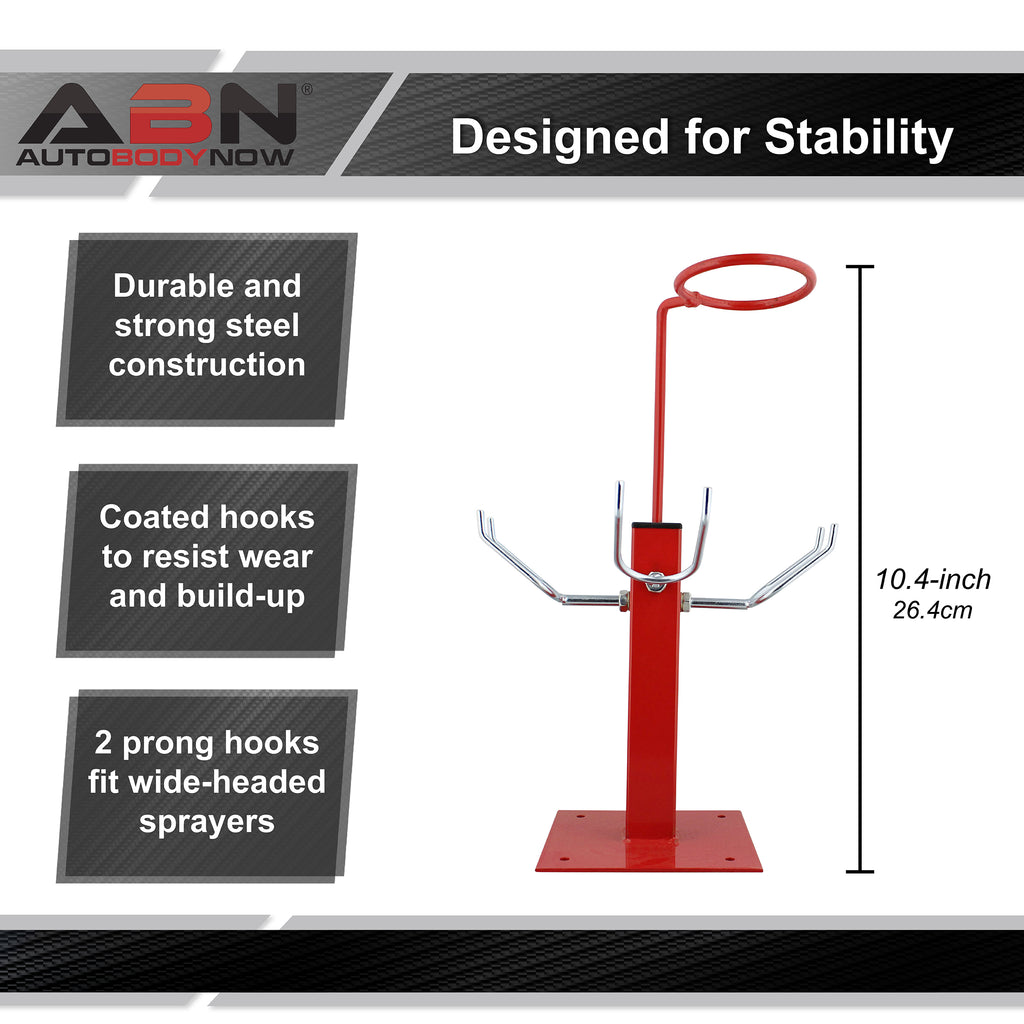 Paint Spray Gun Holder Standing 3 Hook Gravity HVLP Spray Gun Rack A