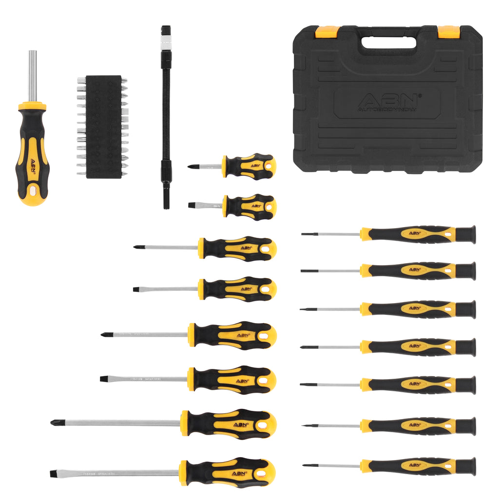 Screwdriver Set 43pc Screw Driver and Drill Bit Set ABN 824