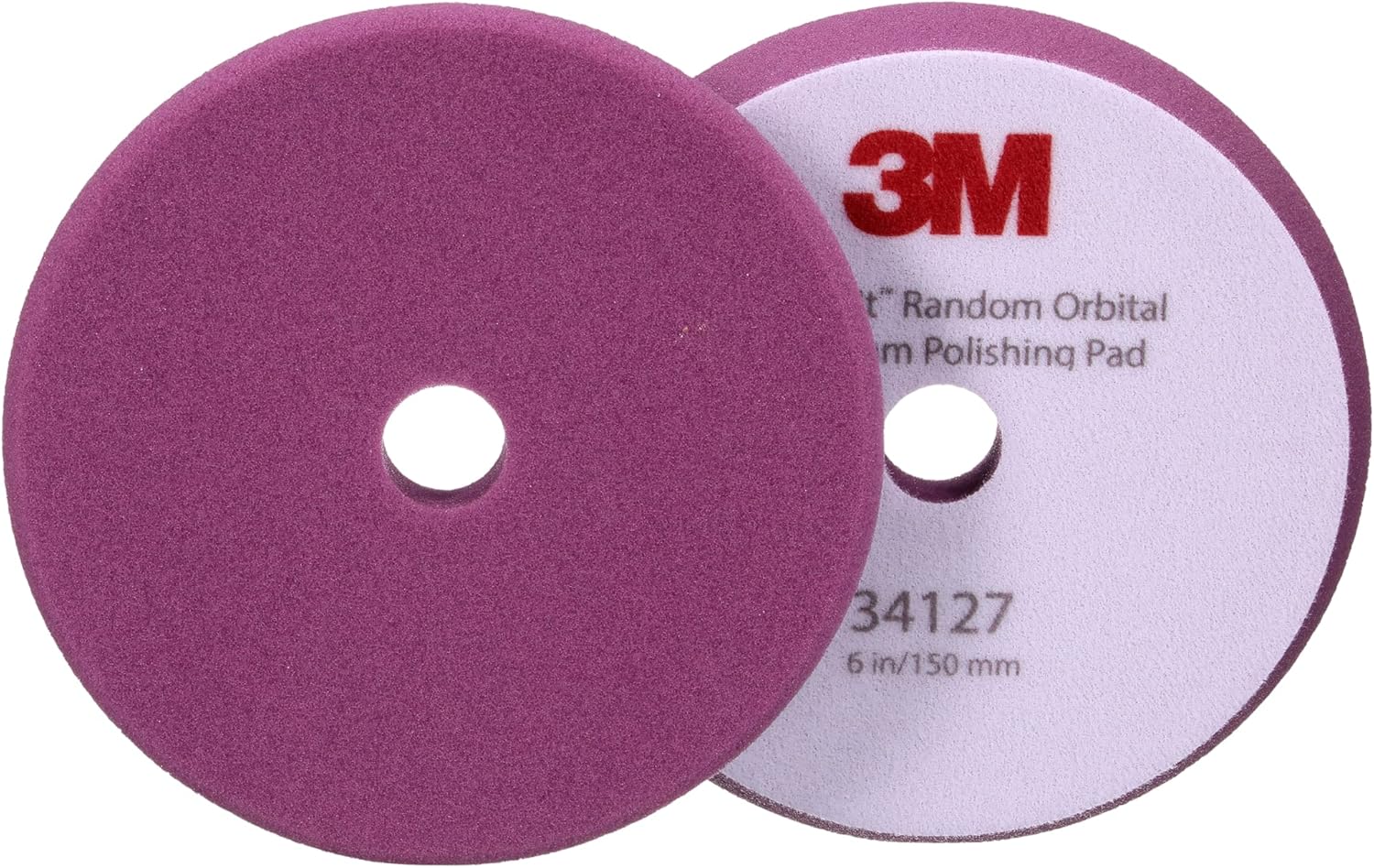 Perfect-It Random Orbital Foam Polishing Pad, 6"/150 mm, Purple, 34127