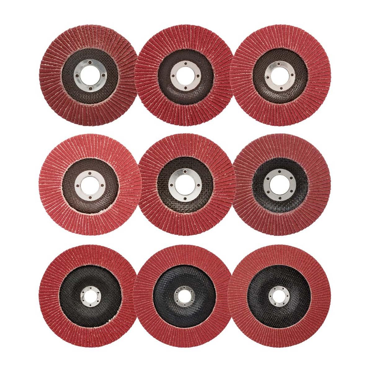 Flap Disc 967A 60+ Grit- Type 27- Metal Grinding - 4.5' x 7/8'  - Pack of 10