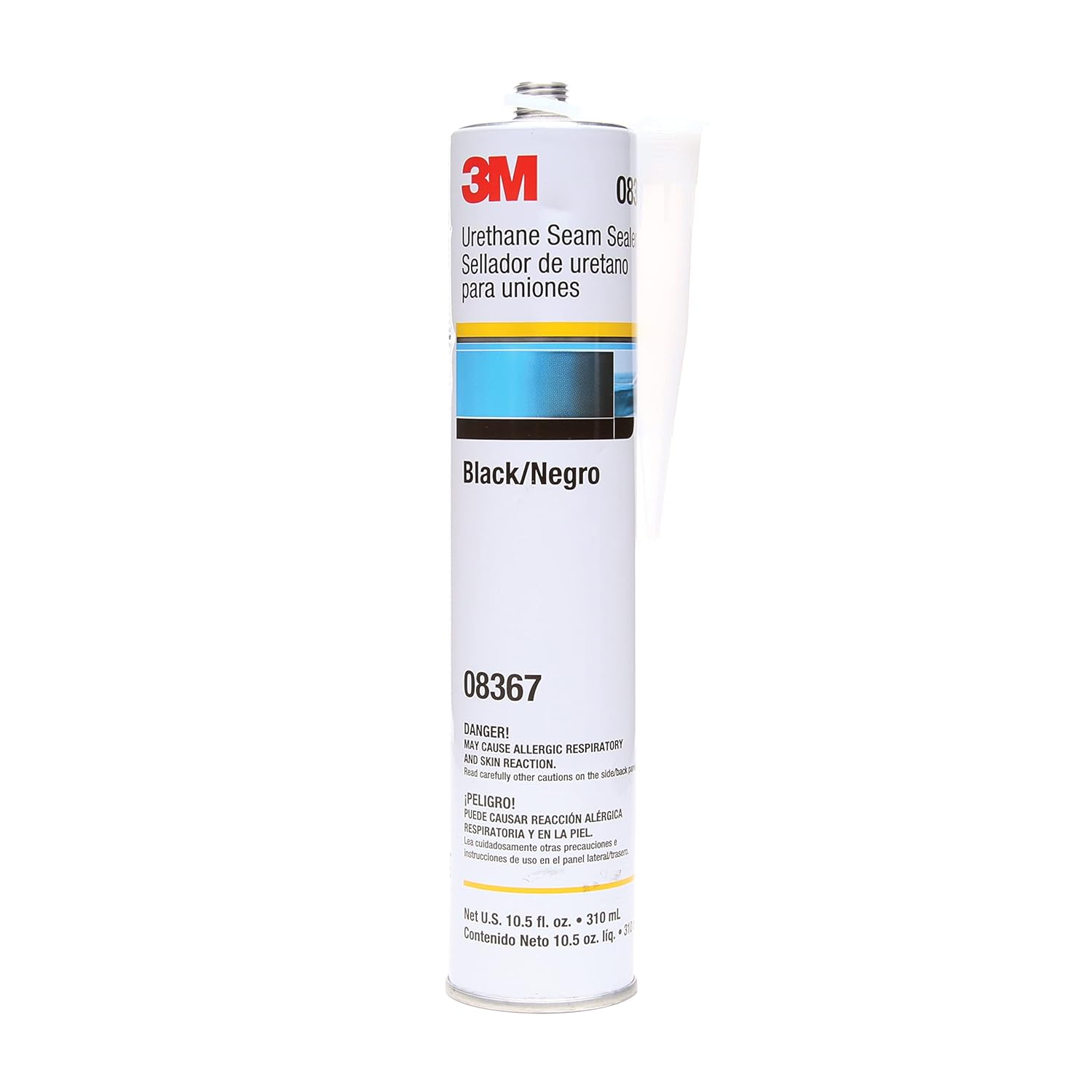 Urethane Seam Sealer, 08367, Black Color, High Solids, Flexible 10.5 fl oz