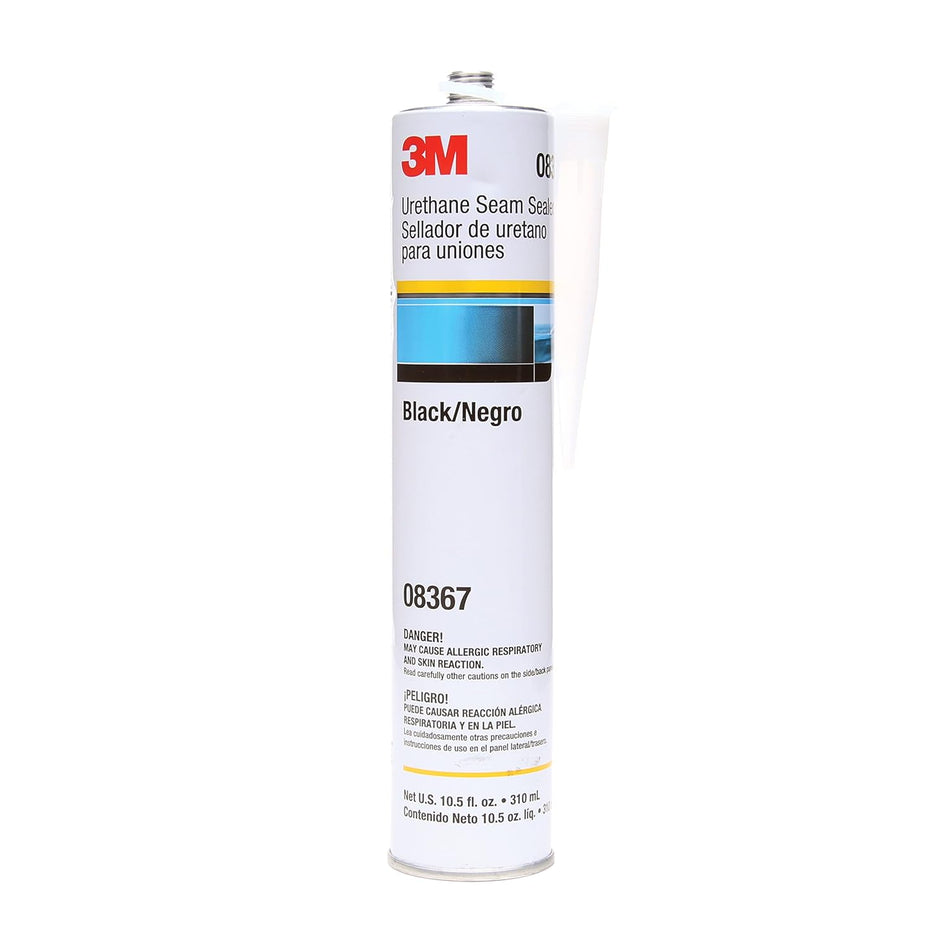 Urethane Seam Sealer, 08367, Black Color, High Solids, Flexible 10.5 fl oz