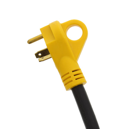 RV Generator Power Converter Plug Adapter (1) 30A Male–(2) 30A Female