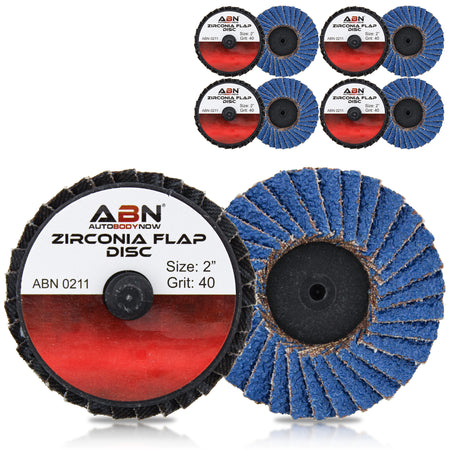 Sandpaper Disc Set 2in T27 40 Grit High Density Zirconia Alumina 10pk