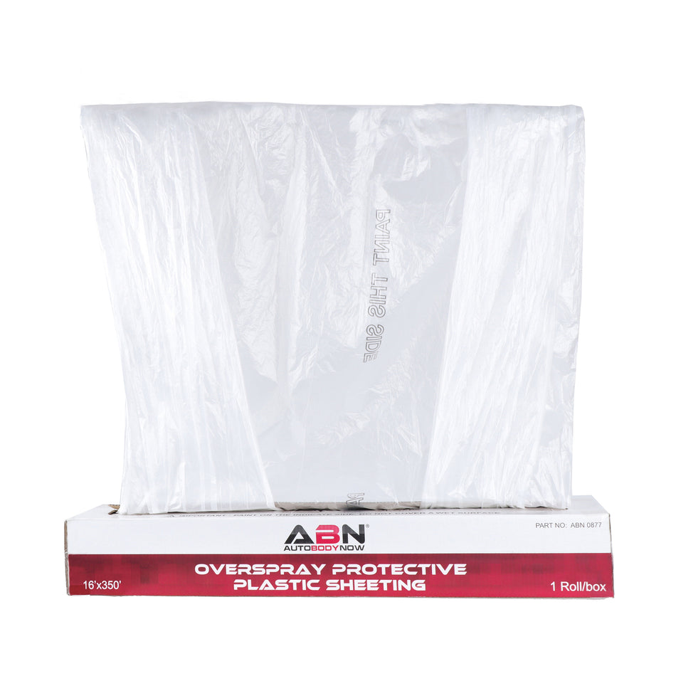 Clear Plastic Sheeting 10 Micron 16’ x 350’ Feet Masking Film