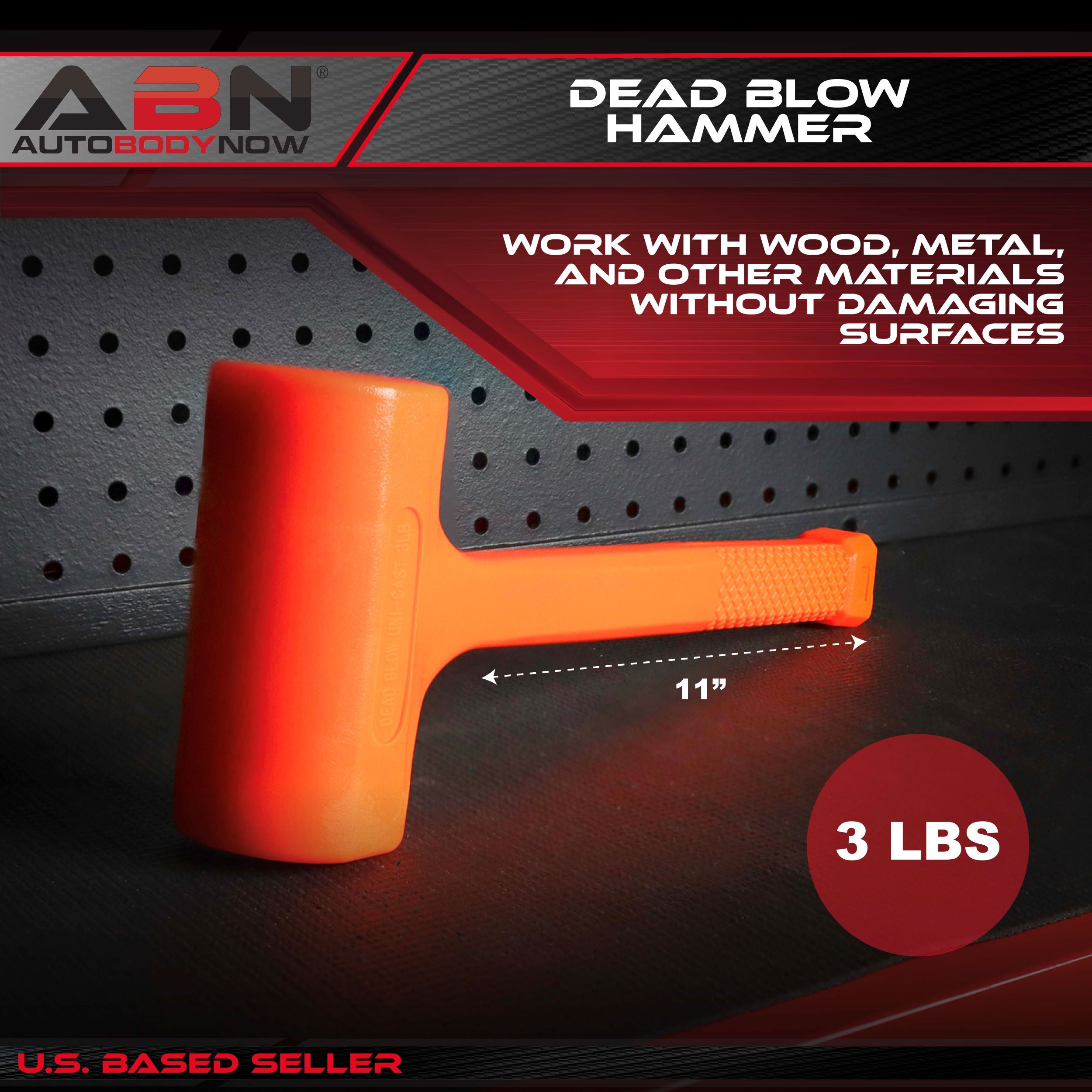 Dead Blow 3 lb Pound Hammer Mallet