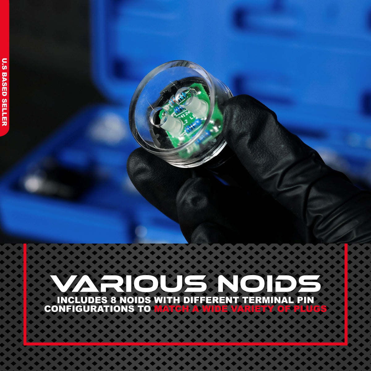 Noid Light Test Kit Fuel Injector Tester Kit Noid Light Set 10-Piece