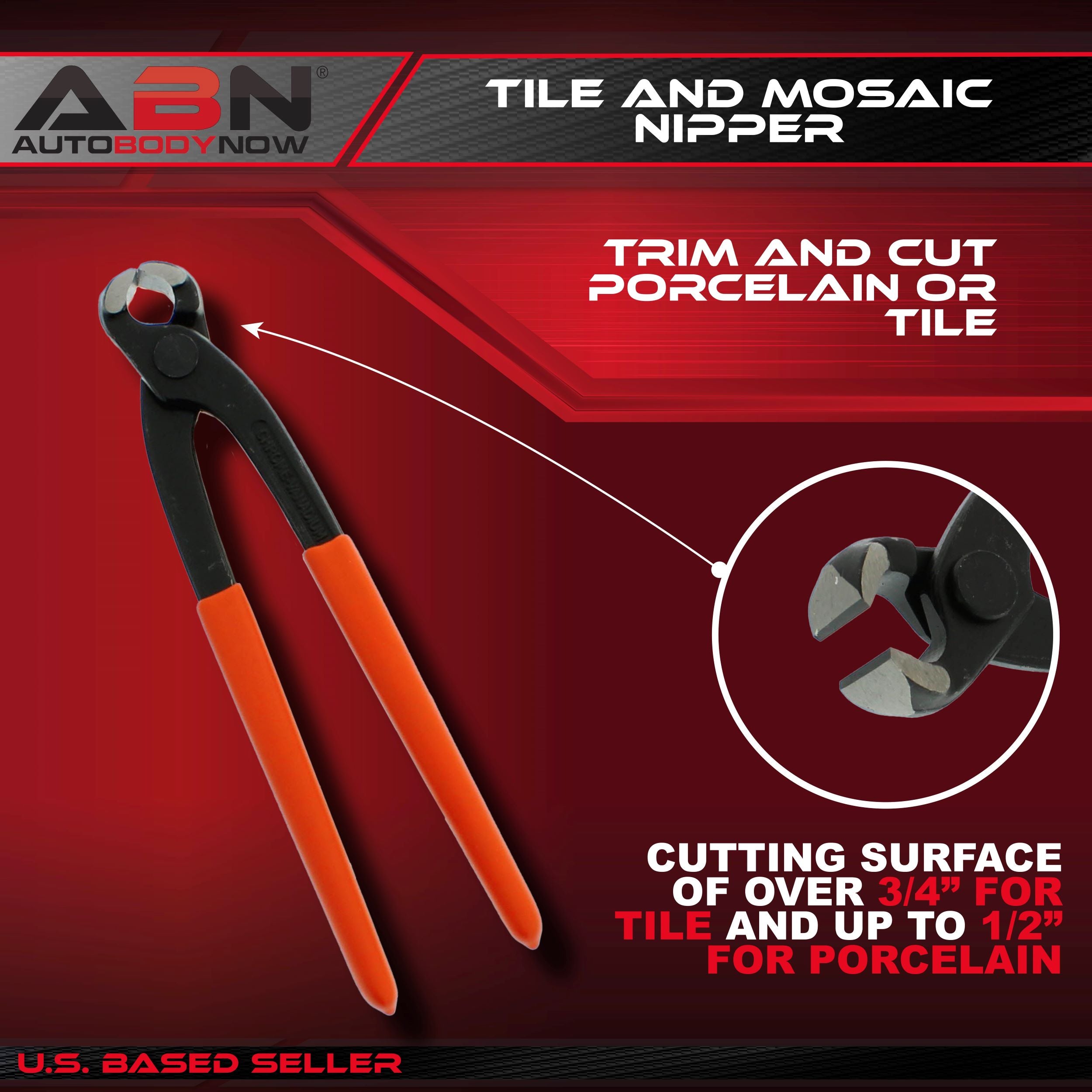 Tile & Mosaic Nipper, Cutter Pliers with Carbide Trimming Tips