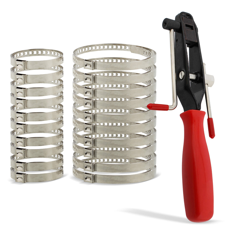 CV Joint Ear Clamp Band Tool for Automotive Hose Clamping