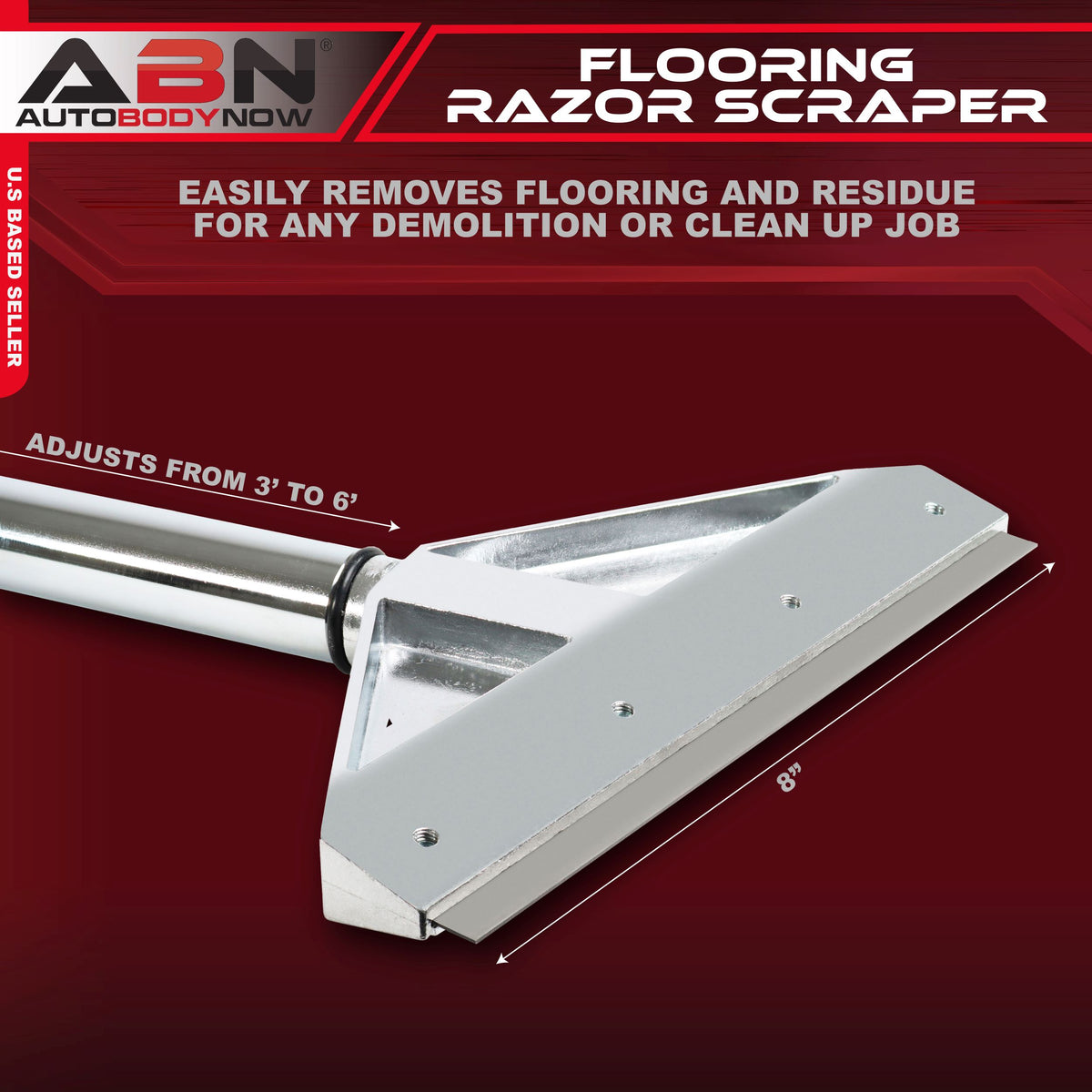 Floor Razor Floor Scraper Tool 8” Inch Flooring Razor Blade ABN 1032-2536_PARENT ...