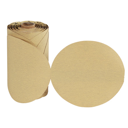 220 Grit Sandpaper Roll - 6 IN Round Sanding Discs Sticky Back, 100Pc