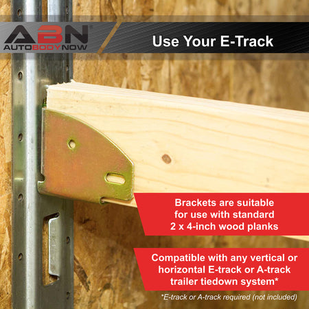 E Track Wood Beam Socket - 10pk Wood Beam Brackets E Track Accessories