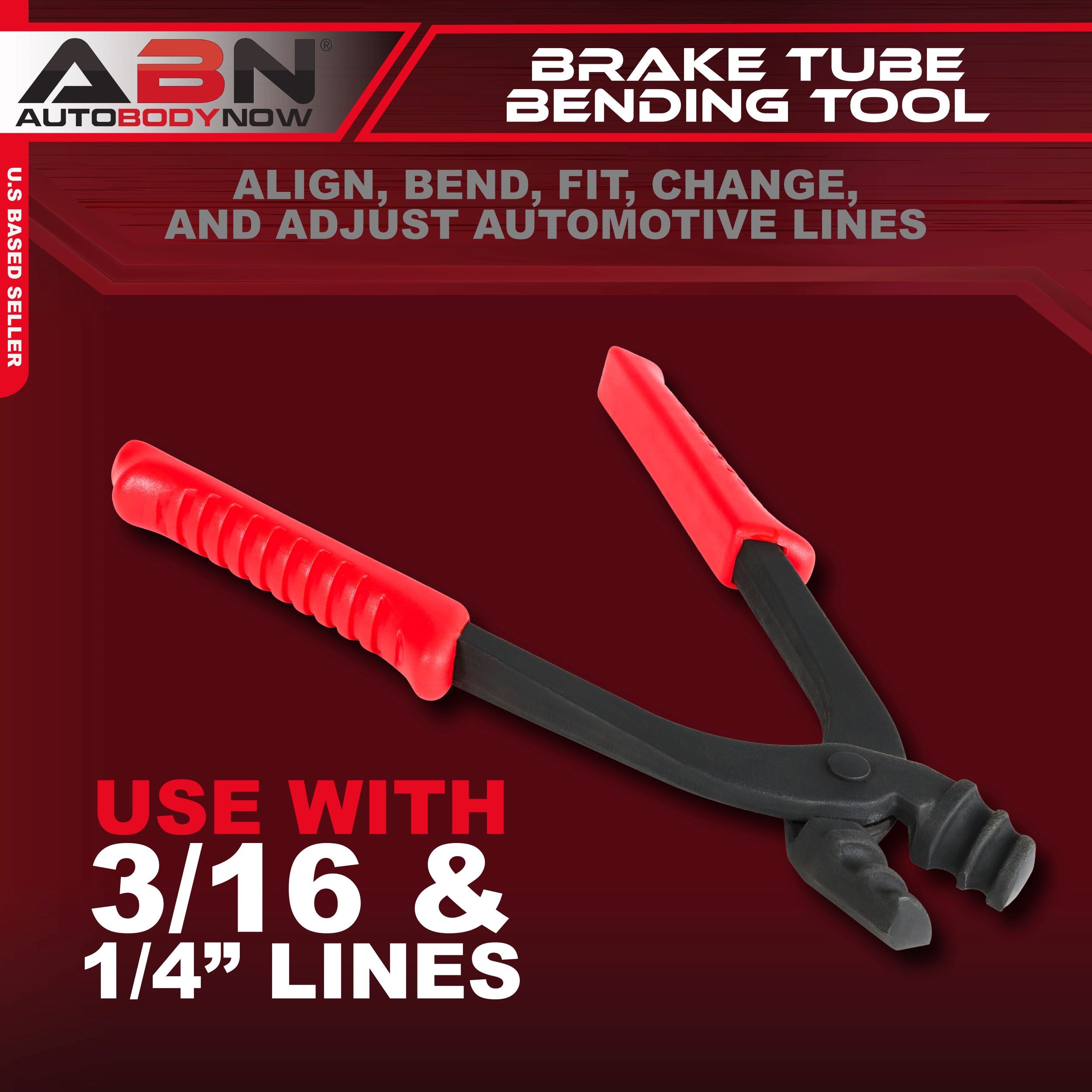 Tubing Bender Brake Line Bending Tool 3/16in 1/4in Pipe Bender Pliers
