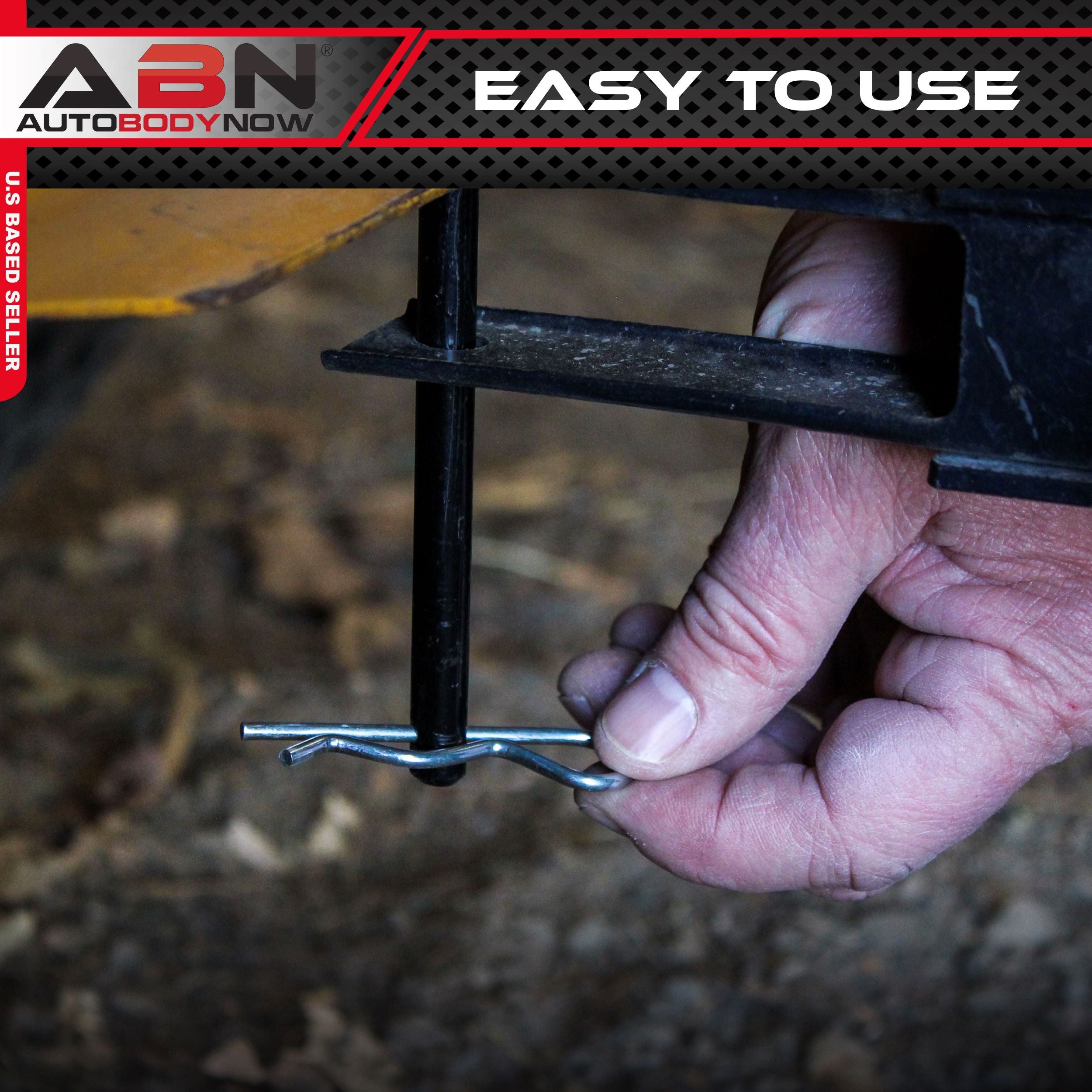 Car / Truck Trailer Tow Hitch Lock Pin and R-Clip 4" x 3/8"