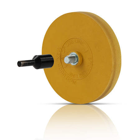 Rubber Eraser Wheel & Adapter 1-Pack – Vinyl Decal & Adhesive Remover
