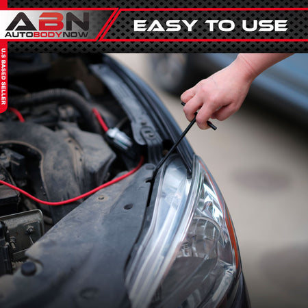 Brake Spring Hook and Headlight Adjuster with T-Handle and Angled Hook