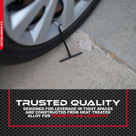 Brake Spring Hook and Headlight Adjuster with T-Handle and Angled Hook