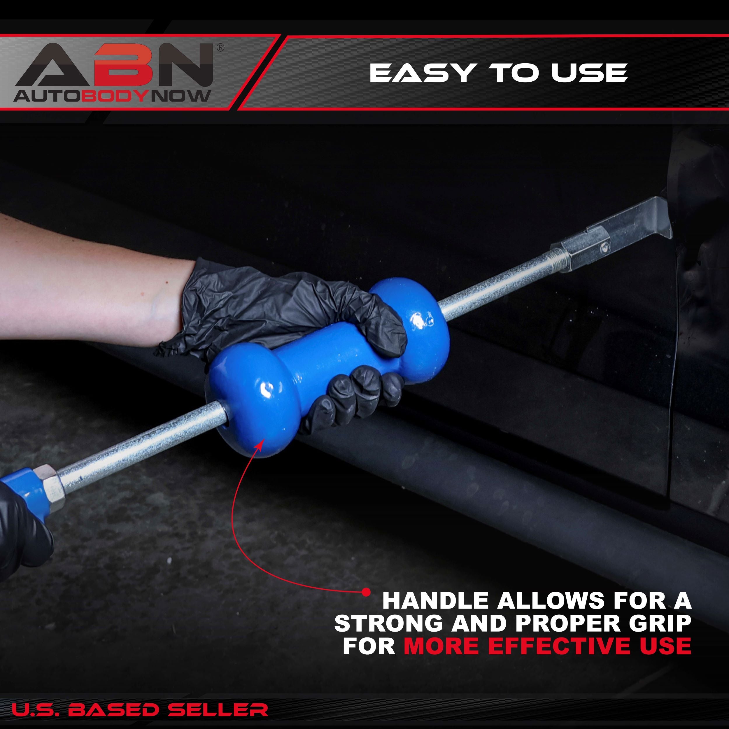 5lb Pound Slide Hammer 9-Piece Puller Kit for Dent Removal on Car Body