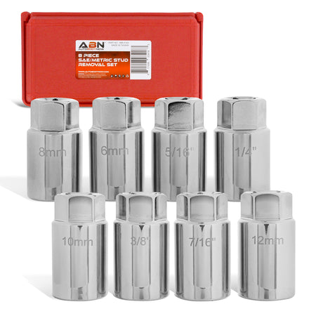 Stud Extractor Set Broken Stud Remover Socket SAE/MM Stud Remover Set