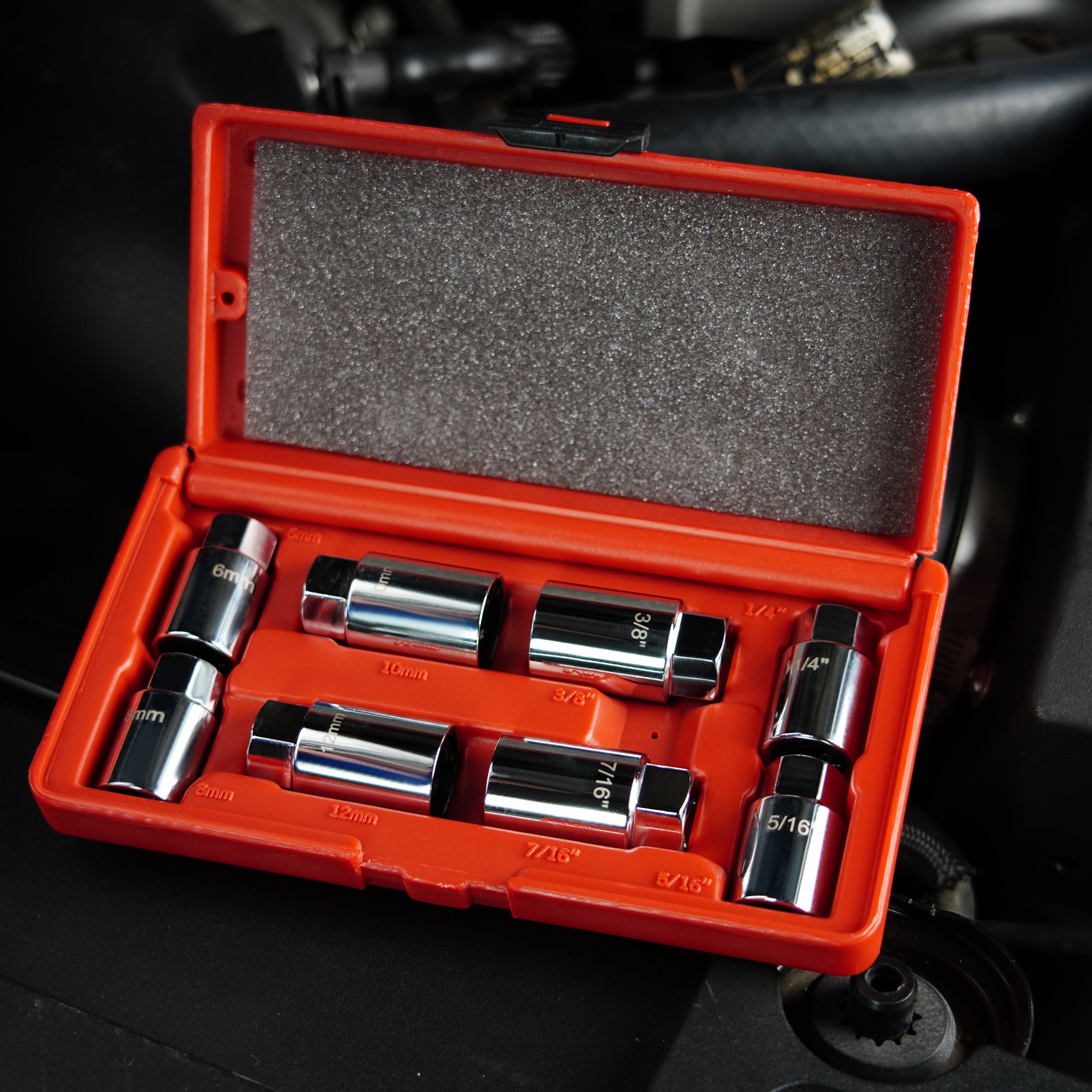 Stud Extractor Set Broken Stud Remover Socket SAE/MM Stud Remover Set