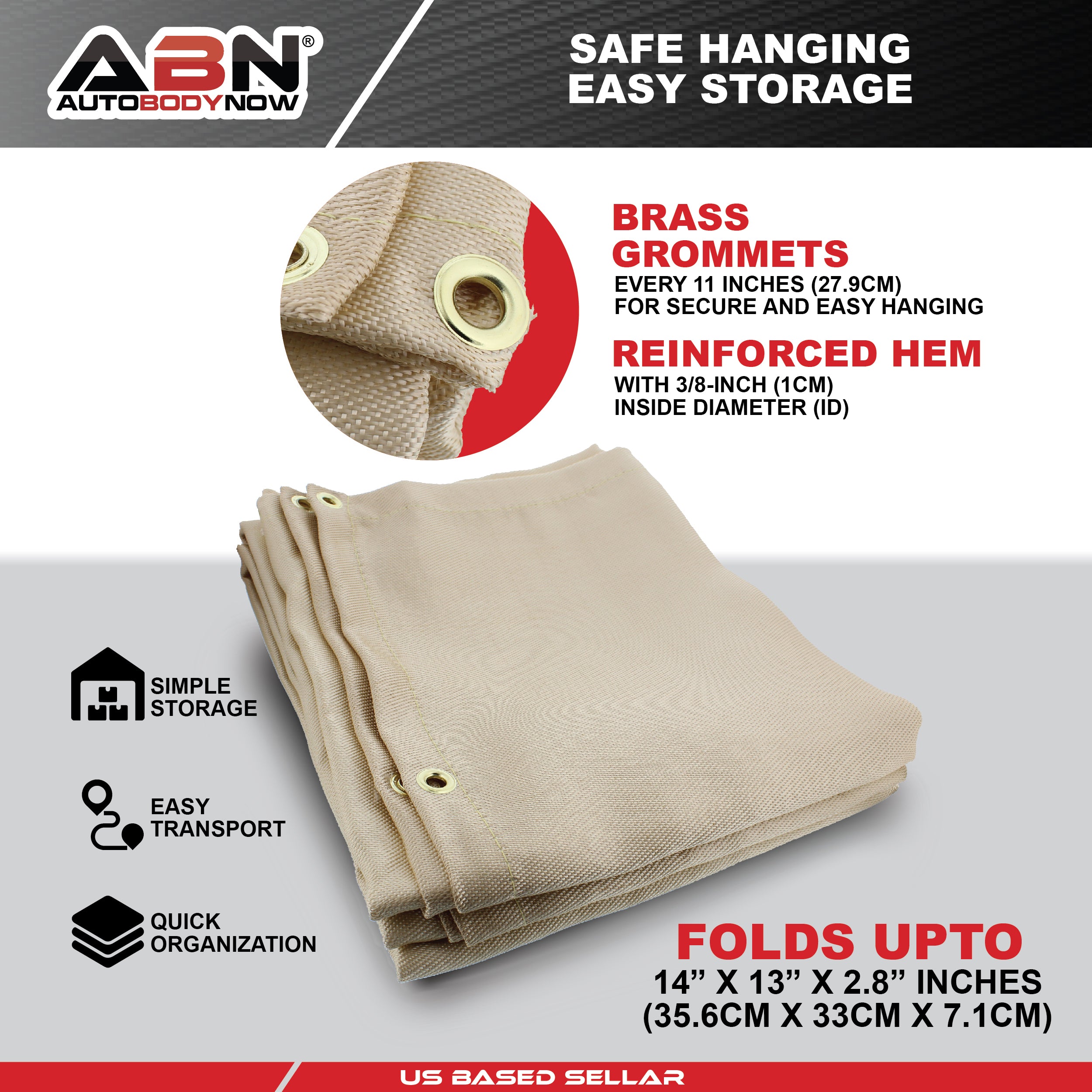 HeavyDuty Welding Fiberglass Fire Retardant Blanket ABN 41704187_PAR