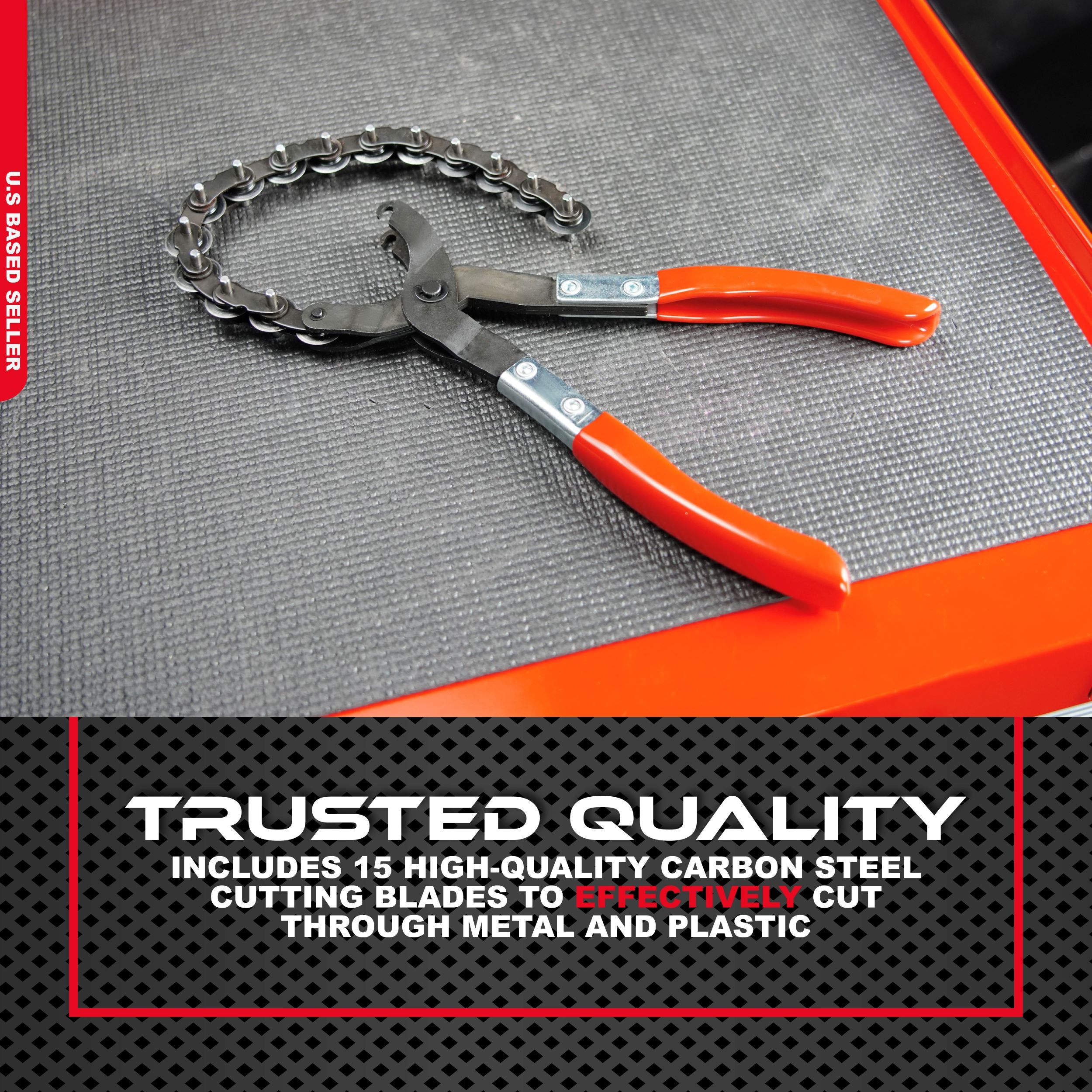 Exhaust Pipe Cutter Tool - 3/4 to 3 Inch Exhaust and Tailpipe Cutter