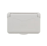 Weatherproof Receptacle Cover, White – RV Outdoor Electrical Outlet