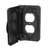 Weatherproof Receptacle Cover, Black – RV Outdoor Electrical Outlet