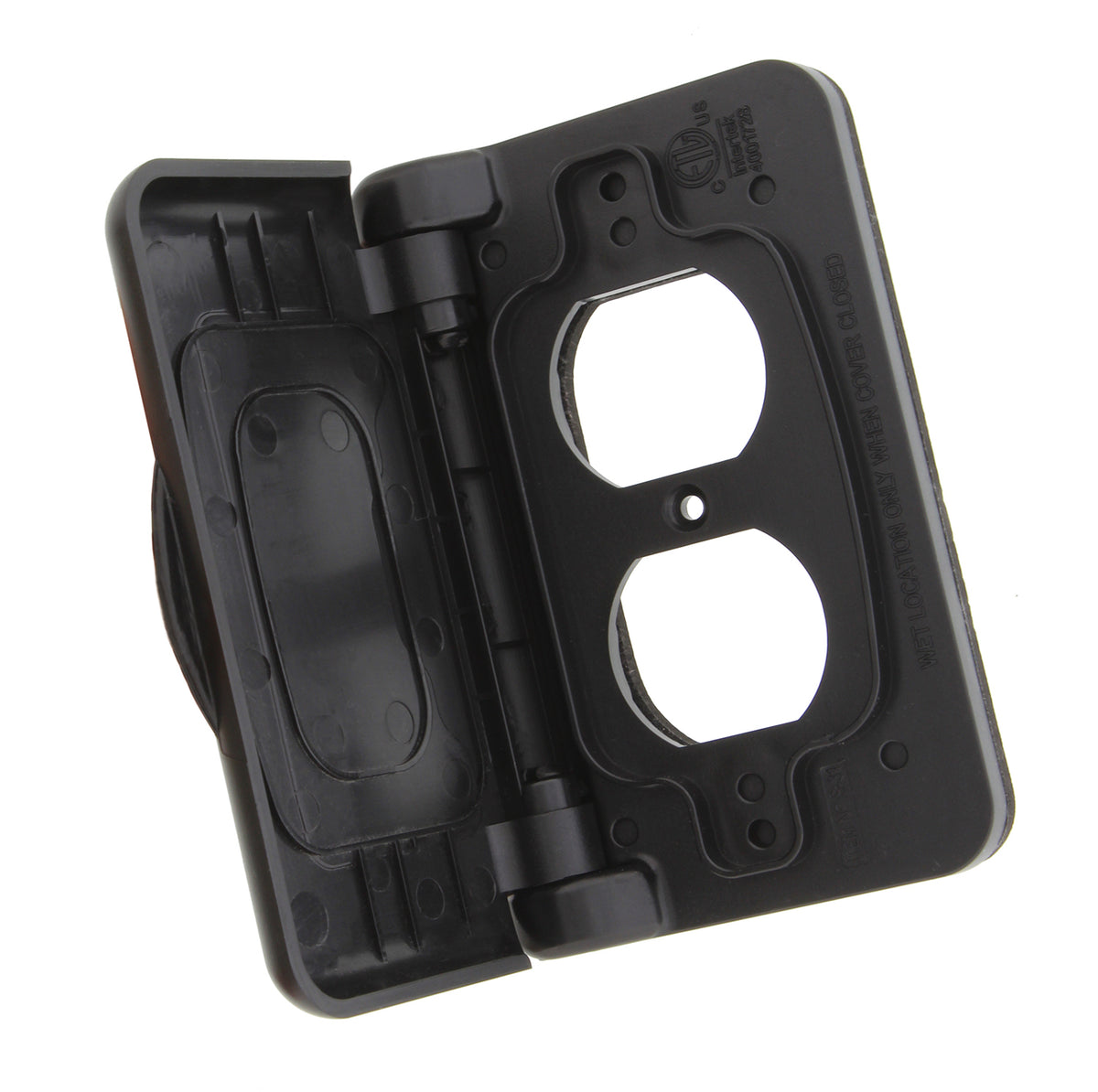 Weatherproof Receptacle Cover, Black – RV Outdoor Electrical Outlet