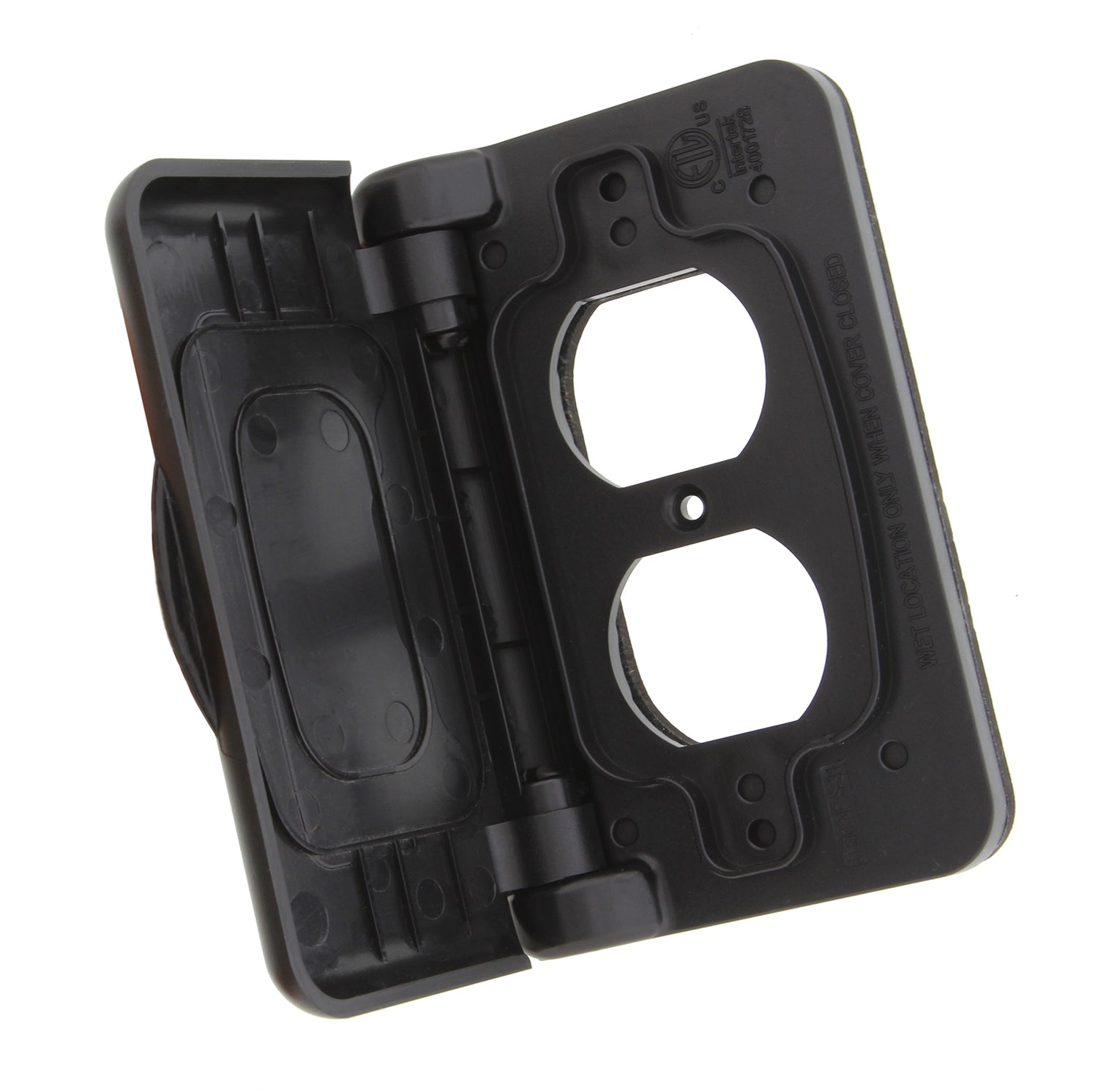 Weatherproof Receptacle Cover, Black – RV Outdoor Electrical Outlet