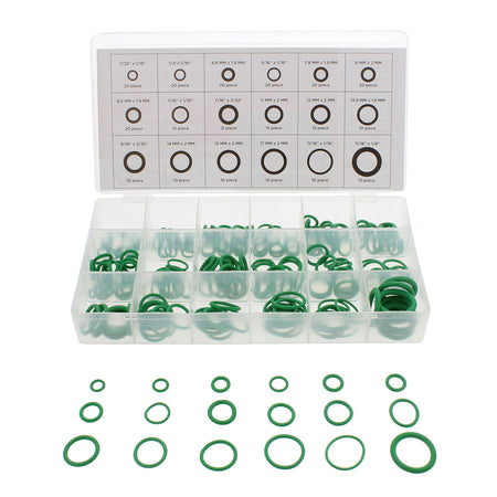 SAE and Metric Rubber O Rings Assortment Set - 270Pc Gasket O Rings