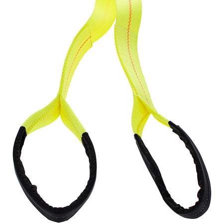 Tow Strap with Hooks 2” x 30’ Vehicle Recovery Rope Recovery Strap