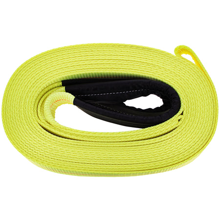 Tow Strap with Hooks 2” x 30’ Vehicle Recovery Rope Recovery Strap