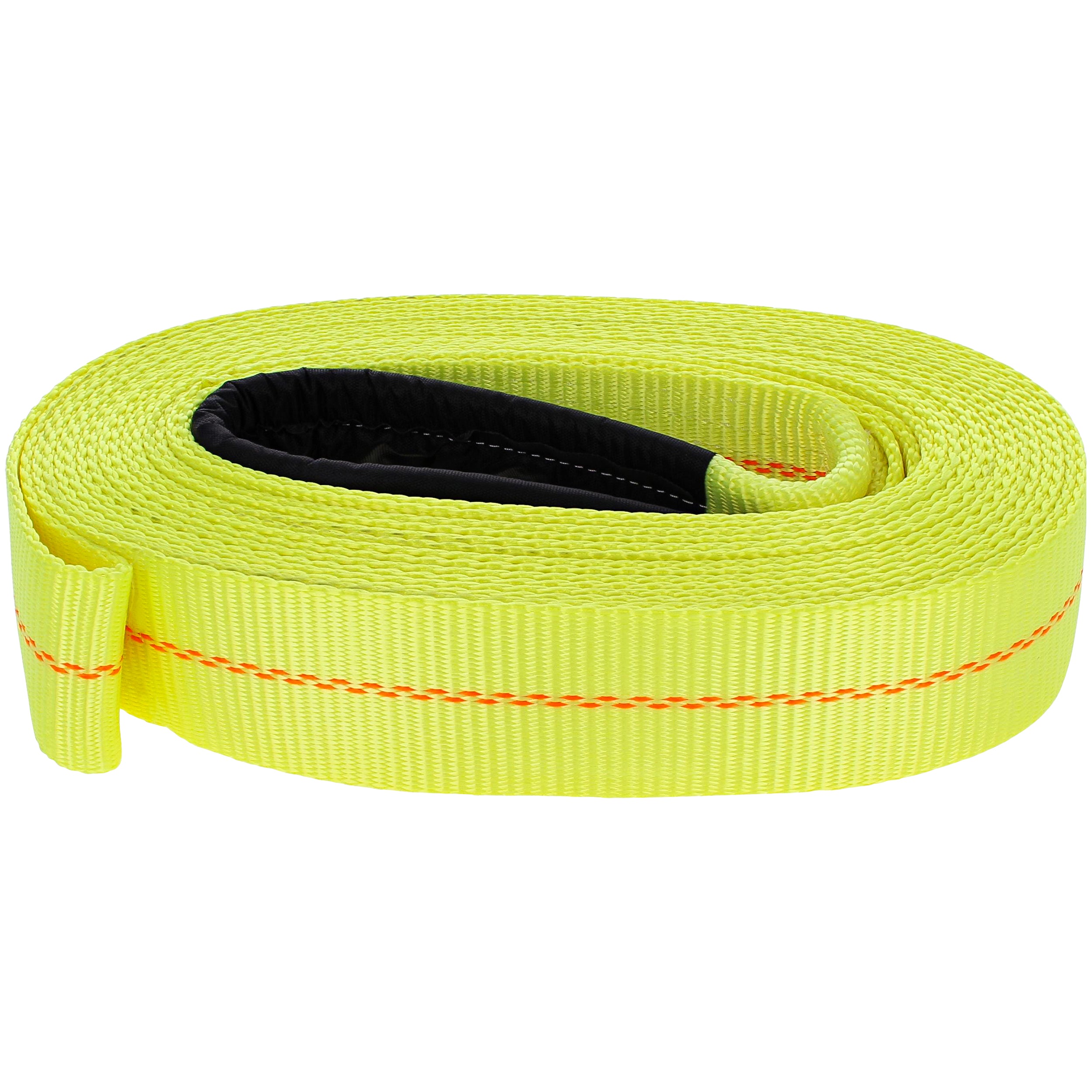 Tow Strap with Hooks 2” x 30’ Vehicle Recovery Rope Recovery Strap