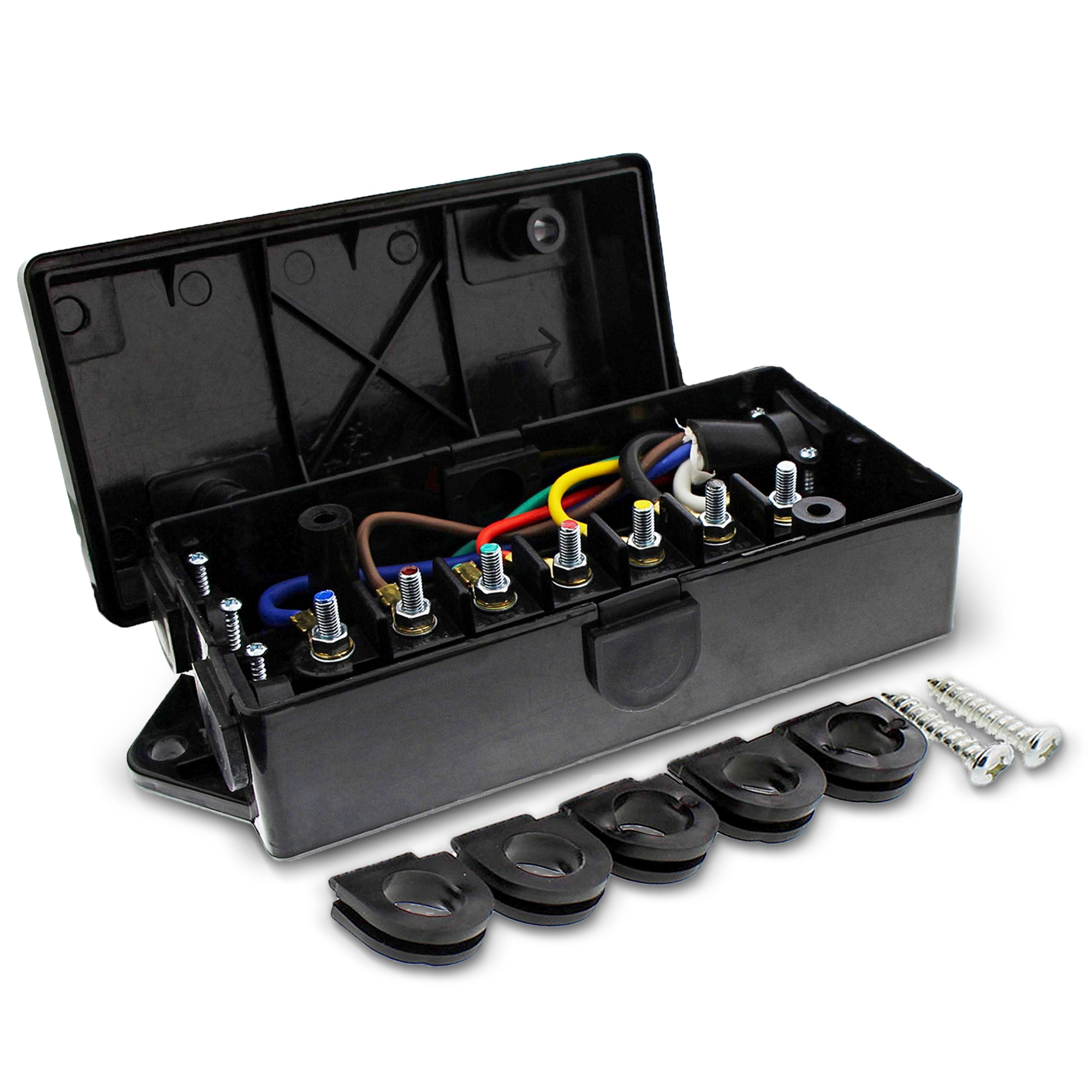 7 Connection Box Trailer Electrical Wiring Junction Box Energizer 7 Way Weatherproof