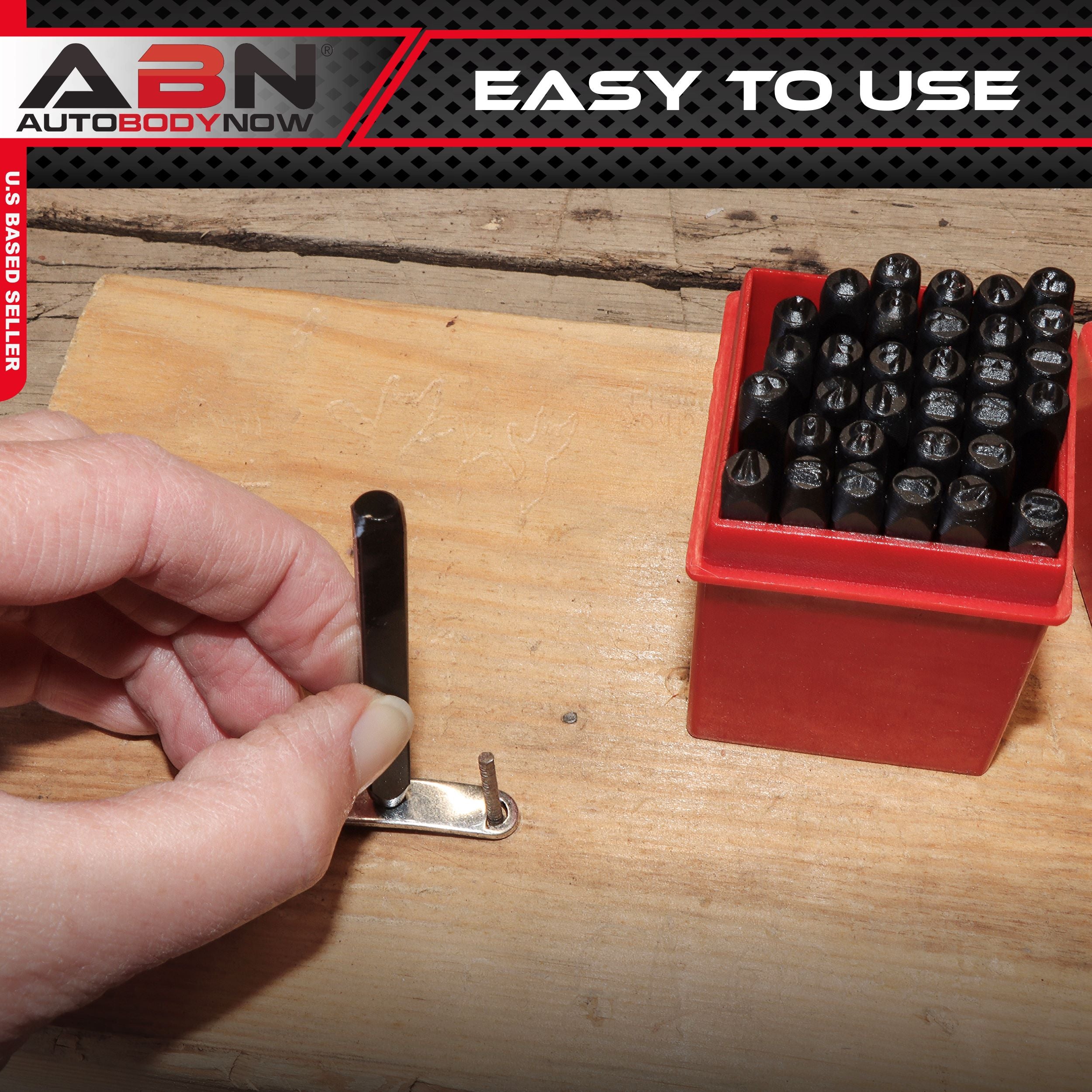 Metal 1/4" Inch Stamping 36-Piece Kit – Embossing Engraving Stamp Set
