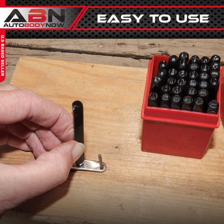 Metal 1/4" Inch Stamping 36-Piece Kit – Embossing Engraving Stamp Set