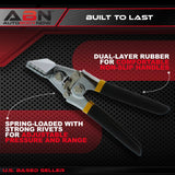 Sheet Metal Hand Seamer - 3 Inch Straight Jaw Manual Metal Bender Tool