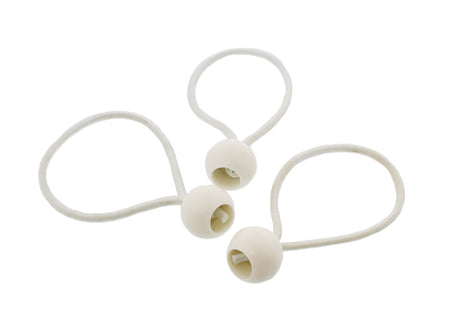 Ball Bungee Cord – 6” Inch White Bungee Cords with Balls, 100 Pack
