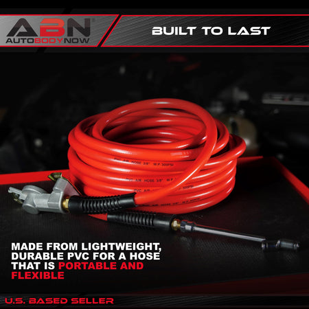 3/8 Air Hose 50ft PVC Air Compressor Accessories Hose - 300 PSI