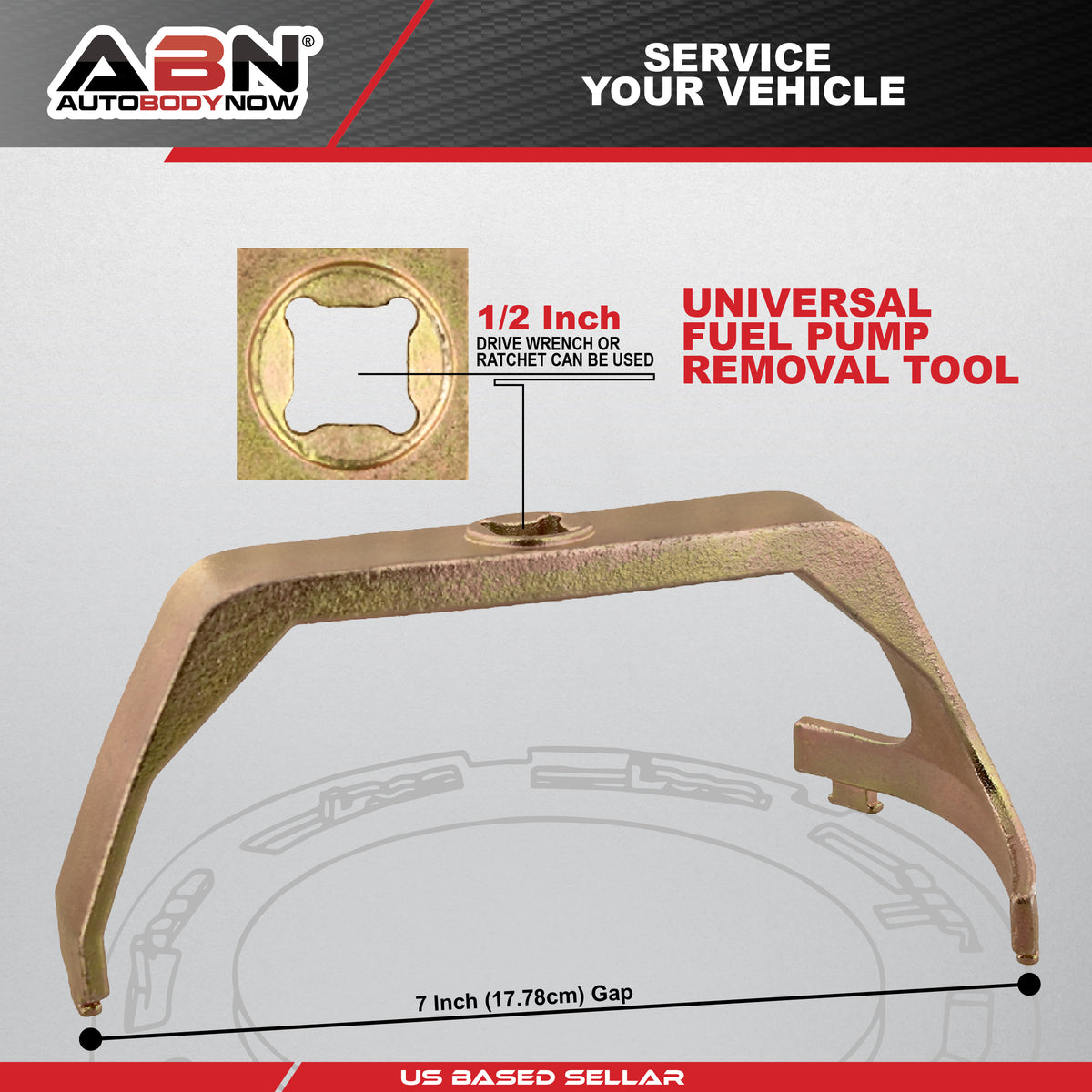 Universal Fuel Pump Removal Tool - Fuel Tank Lock Ring Tool