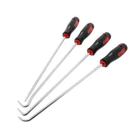 Hook and Pick Set – 4 Pc Metal Pick Tools 14” Inch Mechanic Pick Set