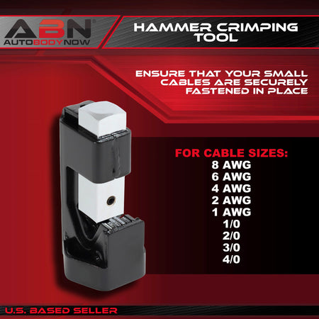 Hammer Crimper - Lug Crimper Tool, Cable Crimping Tool Wire Crimper