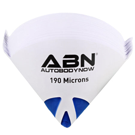 Paint Strainer Mesh Funnel 190 Micron 50ct Disposable Blue Funnel