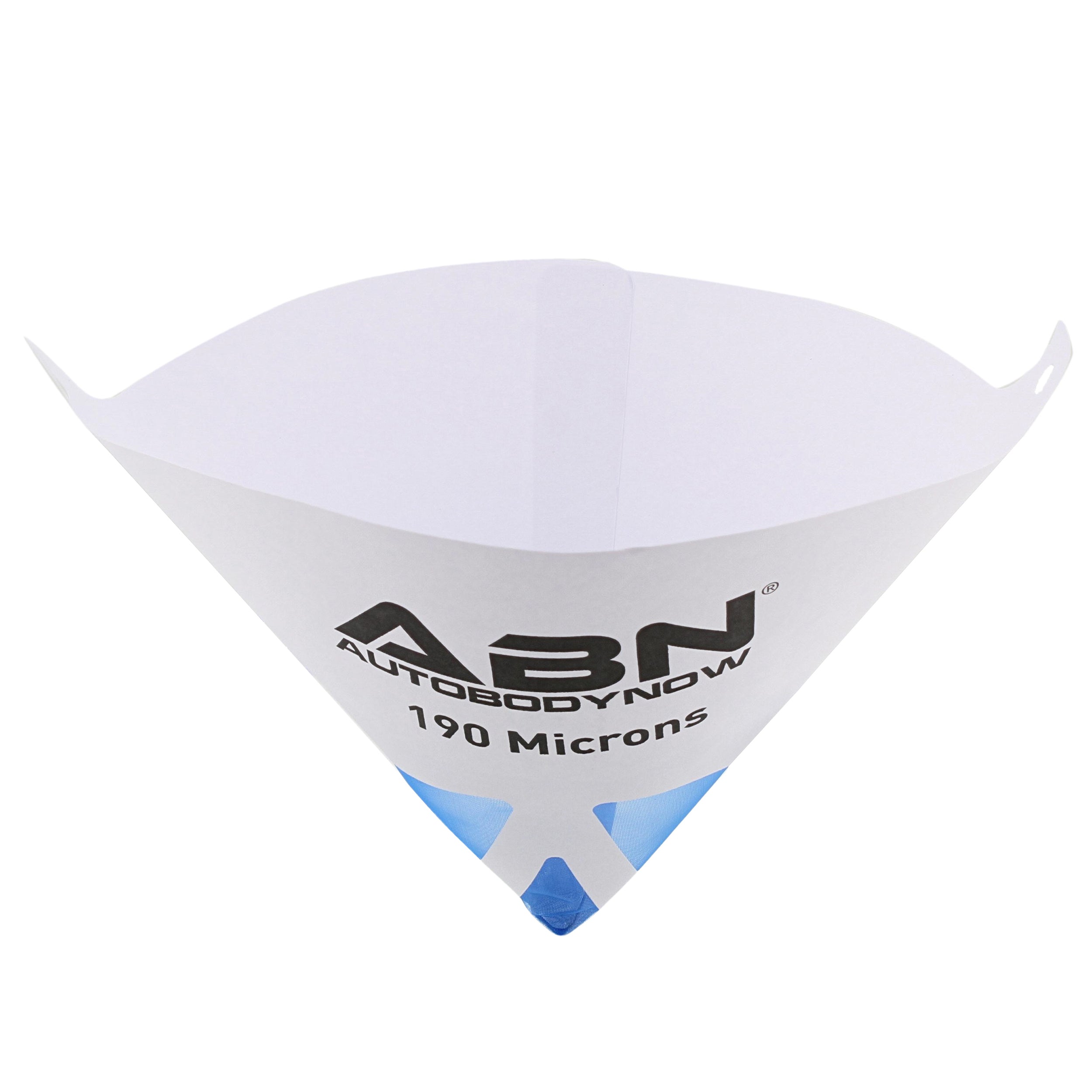 Paint Strainer Mesh Funnel 190 Micron 50ct Disposable Blue Funnel