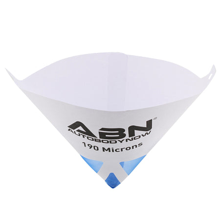 Paint Strainer Mesh Funnel 190 Micron 50ct Disposable Blue Funnel