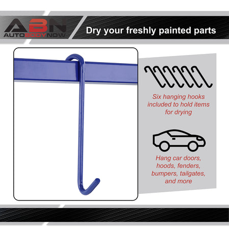 Adjustable 7 Foot Paint Hanger - Extendable 50-70-Inch Painting Rack