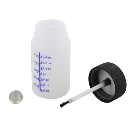 60mL Auto Paint Touch Up Bottles with Brush and Marble, 25pk
