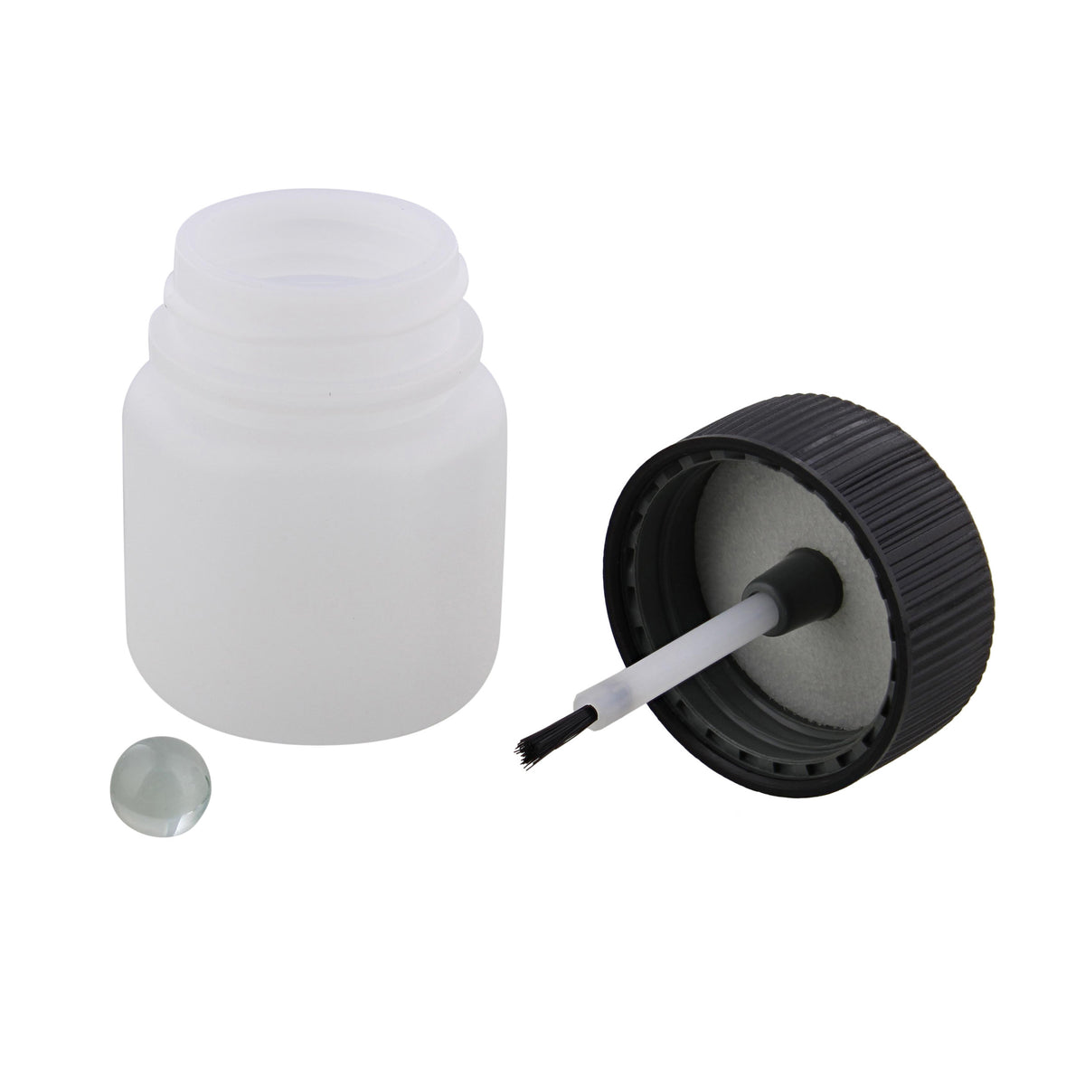 30mL Auto Paint Touch Up Bottles with Brush and Marble, 50pk